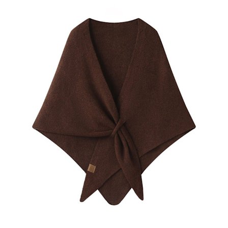 Cashmere trekantssjal til kvinder – Varmt, langt sjal, perfekt til fester og vinterbrug