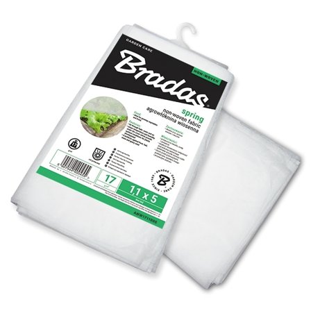 Set of 15 products. Non-woven 17g/m² spring, white, 1,1 x 5m