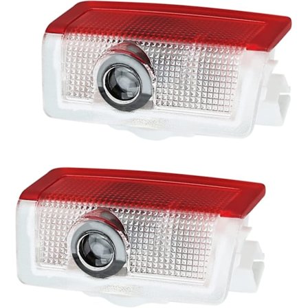 2 kpl LED-auton projektorivaloa, auton oven valo, auton LED-tervetulologovalo yhteensopiva A B C E GL G GLC GLC GLS ML M -luokan kanssa W246 W176 W205