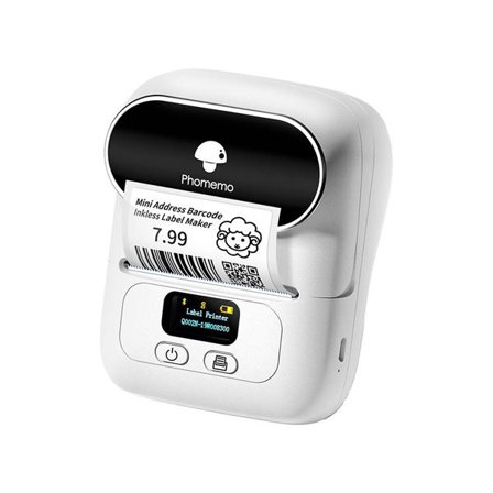 Phomemo M110 portabel etikettskrivare med termoteknik - Vit