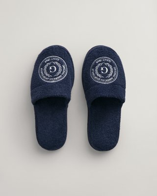 GANT - Crest tøfler, unisex marine