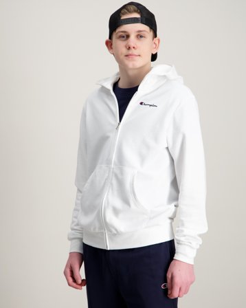 Champion Full Zip Hoodie Sweatshirt Blanc Sweats à capuche Garçon - Kids Brand Store