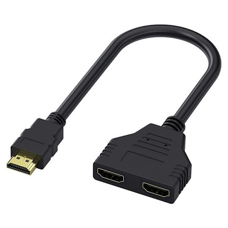 HDMI-splitteradapter HDMI 1 in 2 ut 30CM