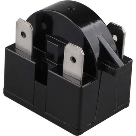 Svart Kylskåp PTC Startrelä - 15 Ohm Resistor - 3 Stift - Kylskåpstillbehör