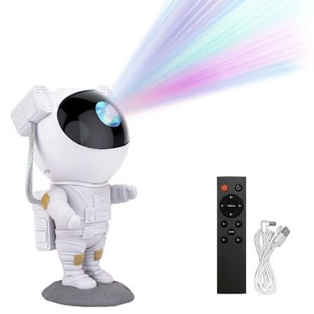Nattlampa - Stjärnprojektor med LED-lampa - Astronaut