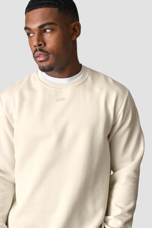 ICANIWILL - Everyday Crewneck Men Cream - Langermet - Herre - ICIW