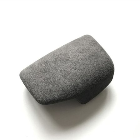 Svart perforerat läder väljarspak handtag Växelspaksknopp handbollsskydd För Audi A4 B9 A5 Q7 Q5 2016 2017 2018 2019-B