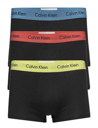 3P Low Rise Trunk Bokserit Musta Calvin Klein