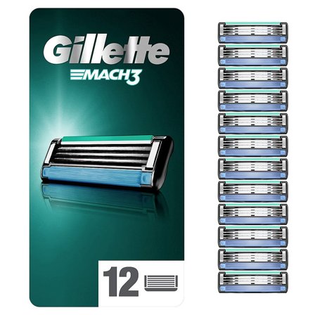 Gillette Barberblade 12 stk, Mænd, Barbering, Skrabere & Blade