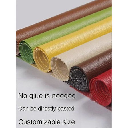 Selvklæbende læder til sofareparation, møbelbord, stol, klistermærke, sædetaske, sko, seng, reparation, PU kunstlæderhud