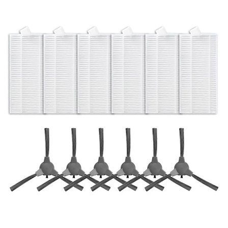 För ROPVACNIC A1 Robotdammsugare Ersättningssidoborste HEPA Filter Reservdelar Tillbehör