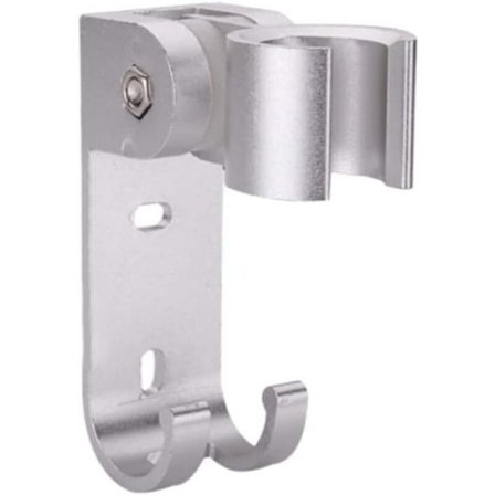 Justerbare brusehovedholdere, brusehoved, vægholder til brusehoved, med ophængskroge, boring, vandtæt, væg til badeværelse