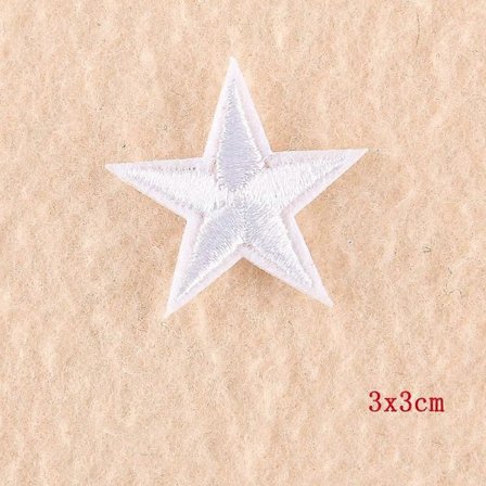10 stjärnor broderade märken att sy eller stryka fast för kläder DIY applikationer hantverksdekoration