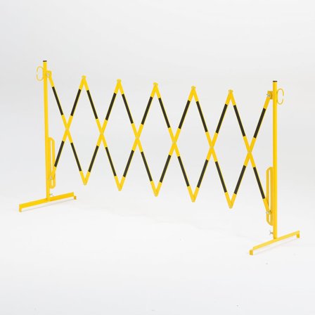 Flexibel avspärrning utan hjul, svart/gul, max längd: 3600 mm