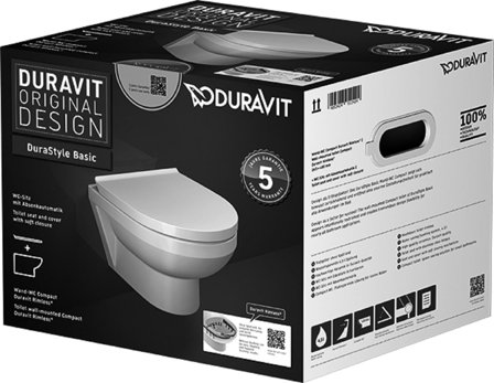 Duravit Durastyle WC-skål med sits, Badrum