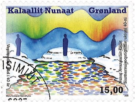 Grønland - Vestnordisk Råd - Stemplet frimærke