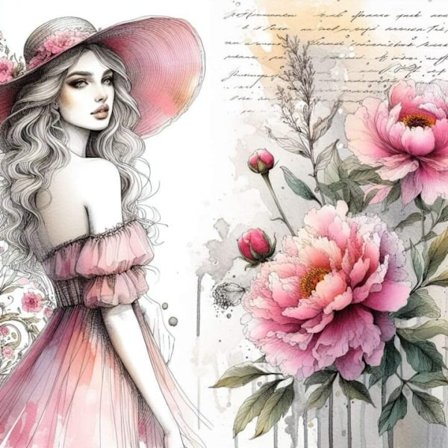 Vackra Kvinnor Poster A4