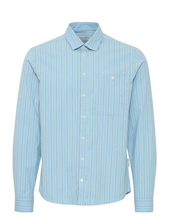 Cffreddi Ls Small Striped Shirt Blue Casual Friday
