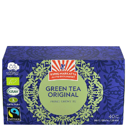 Kung Markatta Grønn Te Original 20 poser