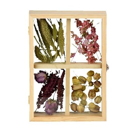 Dubbelsidig ram - L 6,7 x l 22 x H 30 cm - Furu trä