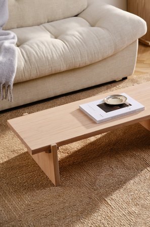 Jotex - Salongbord 40x100 Cm Natur - TOTTORI - Kjøp Sofabord hos Jotex