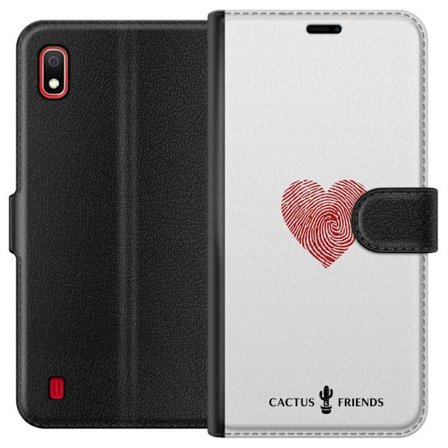 Kompatibel Tegnebogsetui til Samsung Samsung Galaxy A10 Cactus and Friends - Fingerprint Love