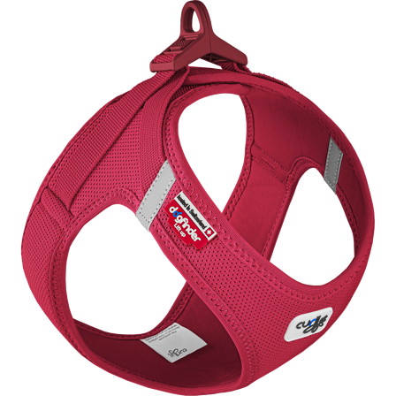 Curli - Vest Harness Clasp Air-Mesh - Step in Red XL - Hund - Halsbånd - ZOO.no