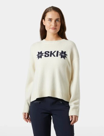 Helly Hansen W Bliss Ski Knit Sweater - Cream - S
