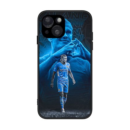 Man City FC Erling Haaland 2022/23 Första Laget Mjukt Gel Skal Kompatibelt Med iPhone 15