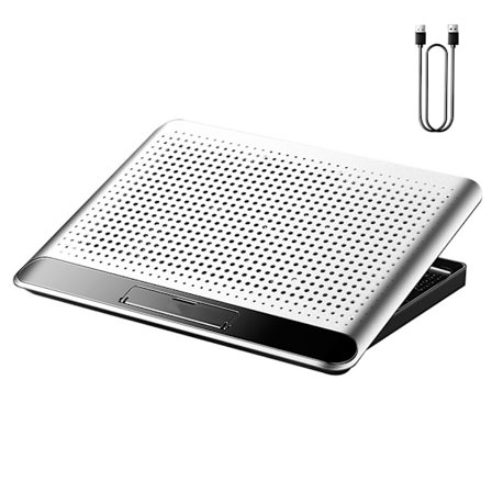 Kylstativ för bärbar dator i aluminiumlegering Gaming Bärbar dator Kylfläkt Bärbar kylplatta Notebook Kylarställ för spel 6Gear