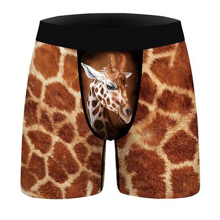 Digitaltryckta sexiga herrunderkläder Slim Fit Stretch Shaping Boxers Bekväma och andningsbara
