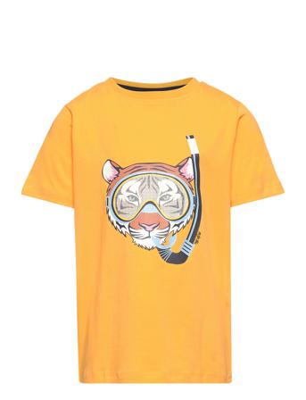 Tncarl S_S Tee T-shirts Short-sleeved Keltainen The New