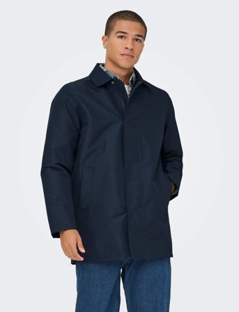 ONLY & SONS Onshall Coat Otw - Navy - XXL