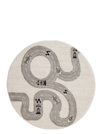 KM Home Genova Road - Cream - 120X120CM ROUND