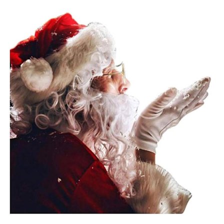 Julgran Dekal för Bakrutan på Bilen, Tomte Dekal, Roliga Bilklistermärken