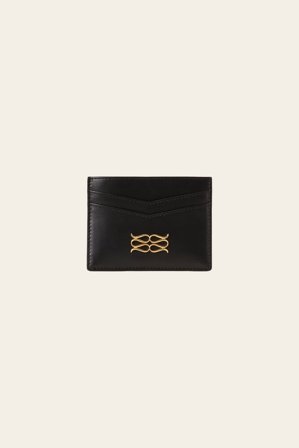 Malina - Monogram kartenetui - One Size - Black
