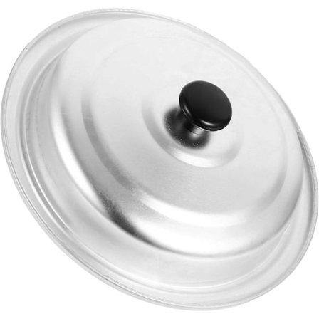 Rund gryde låg stegepande låg madlavning låg 22cm aluminium universa