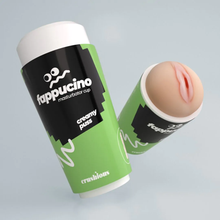 Fappucino Creamy Puss - Vaginal Masturbator Cup - Green - Vuxen.se - Fleshlight, masturbator, lösvaginor, blowjob machine