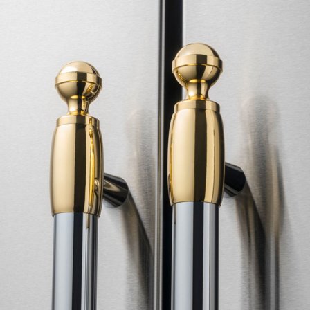 Bertazzoni Dekorasjonssett for kjøleskap/oppvaskmaskin, messing