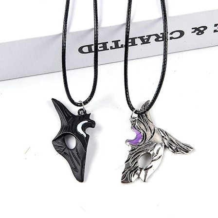 1 par Par Halskæde Kæreste Evig Jæger Vedhæng Halskæde Smykkegave