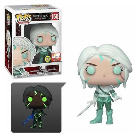 The Witcher 3 - Wild Hunt: #149 Ciri 150# Geralt #151 Yennfer 152# Triss 153# Actionfigur Vinylleksaker med låda 150 light in box