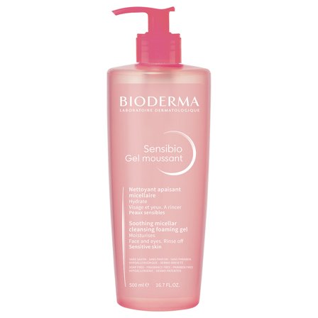 BIODERMA Sensibio Gel Moussant Gel Detergente delicato 500ml - Gel detergente viso