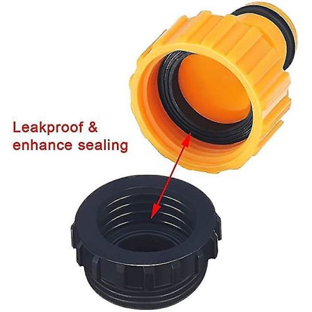 12 stk Slangekoblinger Slangeender Hurtigkobling 1 Tomme Størrelser