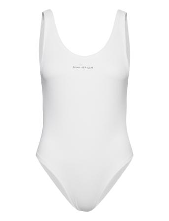 Micro Branding Rib Body White Calvin Klein Jeans