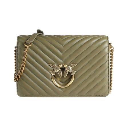 Pinko, Cross Body Bags Groen, Dames, Maat:ONE Size