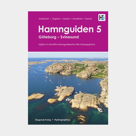 Havengids Skagerrak Förlag Hamnguiden 5, Göteborg - Svinesund, editie 4, Zweedse tekst