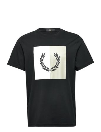 Laurel Wrth Graphic Tee Black Fred Perry