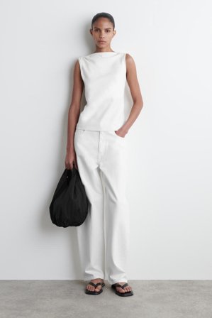 COS Women's Bolso Tote Cloud Mini Bag in Negro