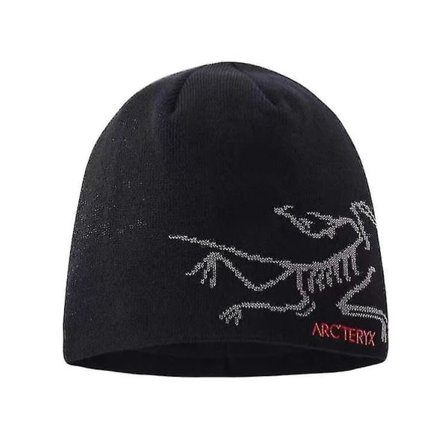 Arcteryx Ulkoilma Syksy & Talvi Lämpimät Hiihtokorvat - Villi Muoti Neulotuppi - Musta