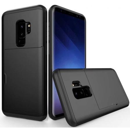 Samsung S9 stødsikkert dækselkortrum StreetWise Svart